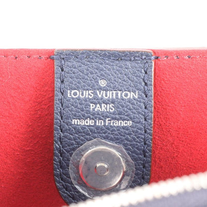 Louis Vuitton Lock Me M54571 Leather 2WAY Tote Bag Crossbody Shoulder Marine