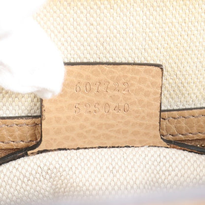 Gucci Soho Interlocking G 607722 Leather 2WAY Handbag Crossbody Shoulder Women