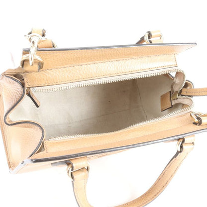 Gucci Soho Interlocking G 607722 Leather 2WAY Handbag Crossbody Shoulder Women