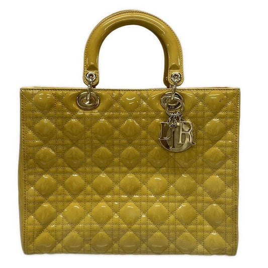 Dior/christian Dior Handbag Lady Dior Large Bag Vrb44560 Beige Gold Hardware