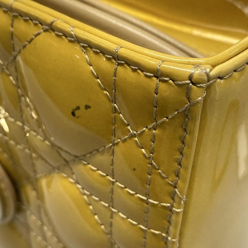 Dior/christian Dior Handbag Lady Dior Large Bag Vrb44560 Beige Gold Hardware