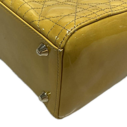 Dior/christian Dior Handbag Lady Dior Large Bag Vrb44560 Beige Gold Hardware