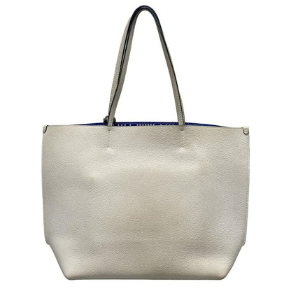 Dior/christian Dior Tote Bag Canage Dioriva White Perforated Leather
