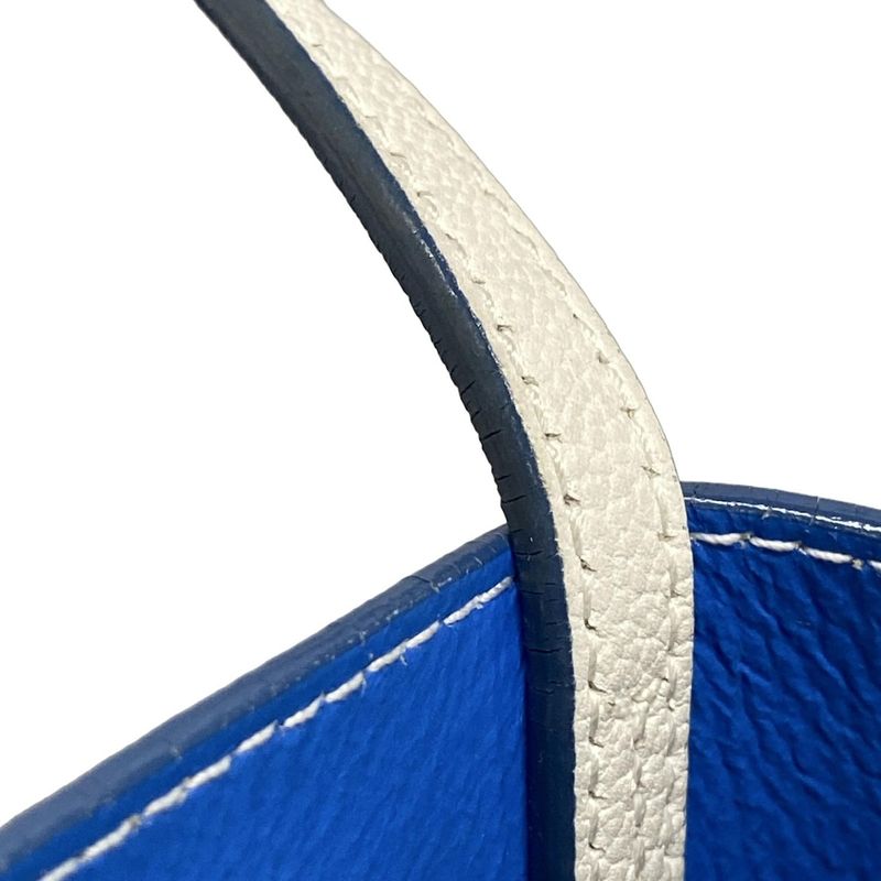 Dior/christian Dior Tote Bag Canage Dioriva White Perforated Leather