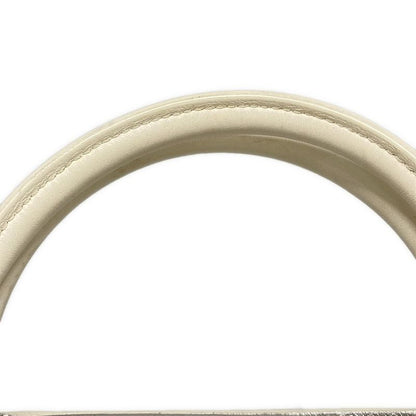 Dior/christian Dior Handbag Eva Silver Leather