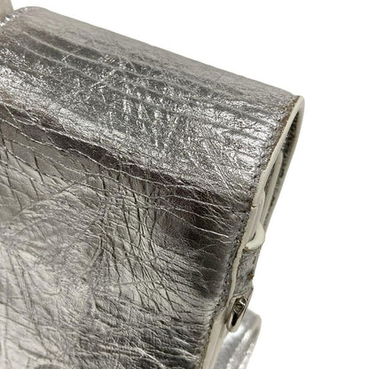 Dior/christian Dior Handbag Eva Silver Leather