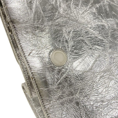 Dior/christian Dior Handbag Eva Silver Leather