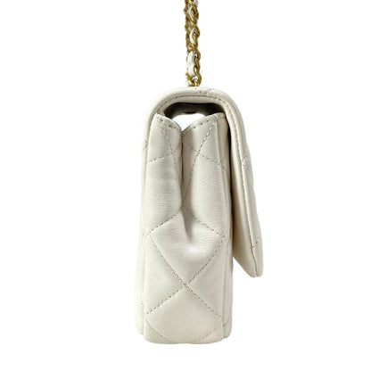 Chanel Shoulder Bag Mini Flap Bag/mini Matelasse As5352/b19384/10601 White