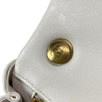 Chanel Shoulder Bag Mini Flap Bag/mini Matelasse As5352/b19384/10601 White