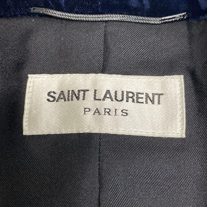Saint Laurent Paris Jacket Size 46 XL Men's 433989 Navy Long Sleeves / Fall /