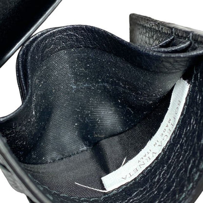 Bottega Veneta 123180 Intrecciato Bill Clip Wallet Money Clip Card Case Black