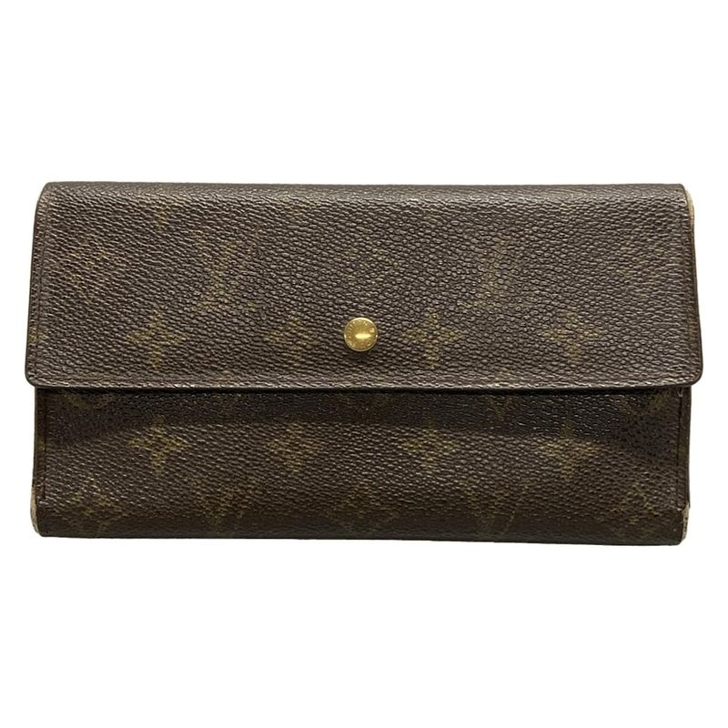 Louis Vuitton Monogram Porte Trésor International Long Wallet M61215