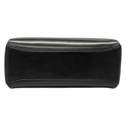 Gucci Handbag Bamboo 000330175 Black And Gold Leather