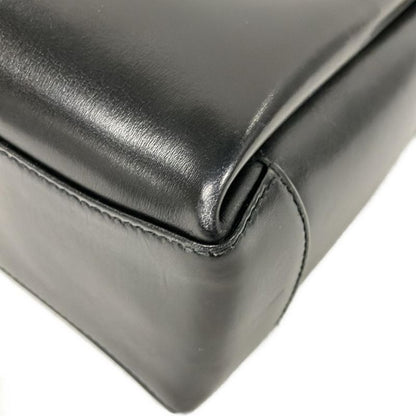 Gucci Handbag Bamboo 000330175 Black And Gold Leather