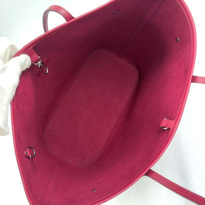 Louis Vuitton Epi Neverfull MM Prune Rose Poudre Leather Burgundy Shoulder Bag