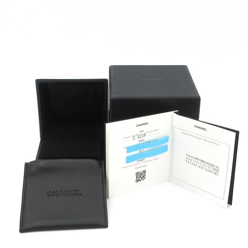 Chanel Ring Climber Clip Earrings J4139 18K White Gold X Diamonds