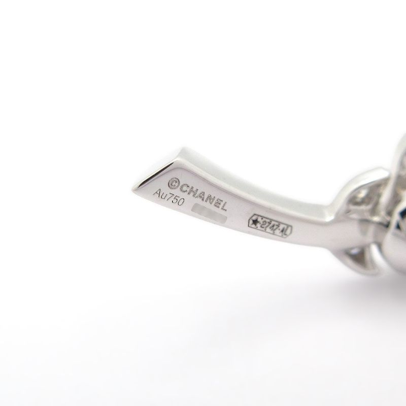 Chanel Ring Climber Clip Earrings J4139 18K White Gold X Diamonds