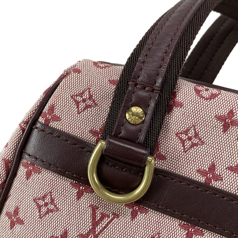 Louis Vuitton Handbag Monogram Mini Josephine PM M92216 Sleeves Cotton Leather