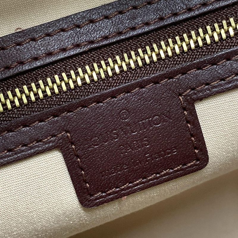 Louis Vuitton Handbag Monogram Mini Josephine PM M92216 Sleeves Cotton Leather