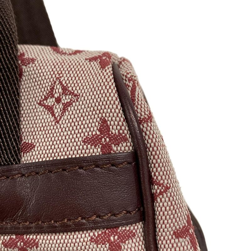 Louis Vuitton Handbag Monogram Mini Josephine PM M92216 Sleeves Cotton Leather