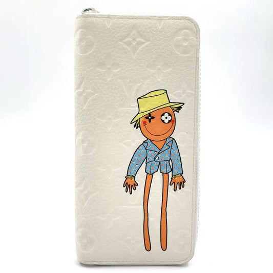 Louis Vuitton Zippy Wallet Vertical LV Friend RFID Reaction Taurillon Leather