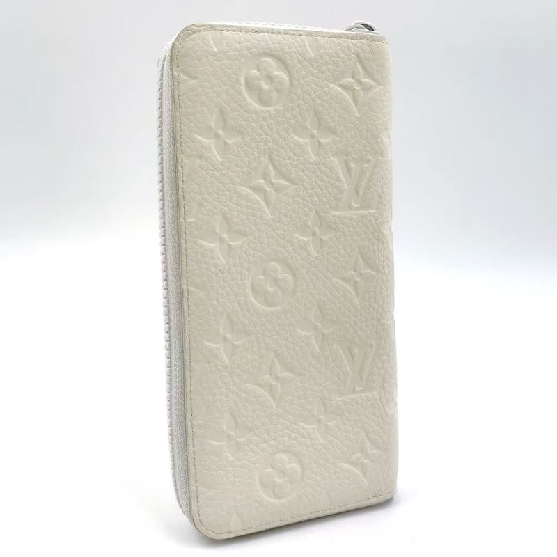 Louis Vuitton Zippy Wallet Vertical LV Friend RFID Reaction Taurillon Leather