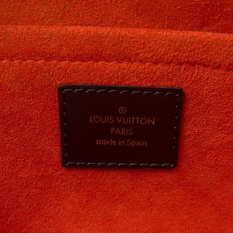 Louis Vuitton Sarria Mini Damier Ebene Damier Ebene Leather × PVC Brown Handbag