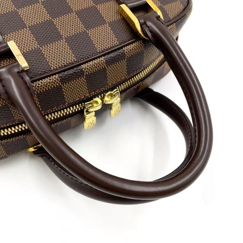 Louis Vuitton Sarria Mini Damier Ebene Damier Ebene Leather × PVC Brown Handbag