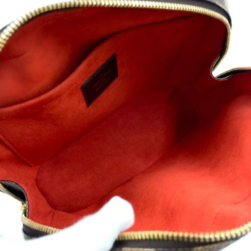 Louis Vuitton Sarria Mini Damier Ebene Damier Ebene Leather × PVC Brown Handbag