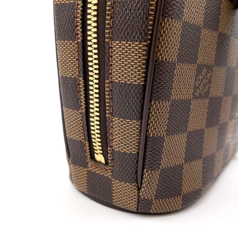 Louis Vuitton Sarria Mini Damier Ebene Damier Ebene Leather × PVC Brown Handbag