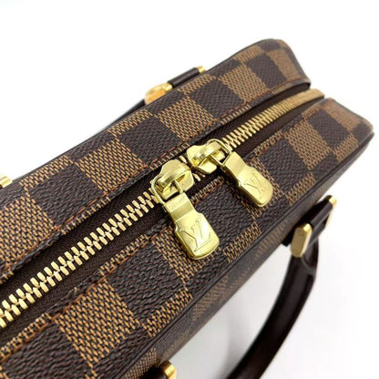 Louis Vuitton Sarria Mini Damier Ebene Damier Ebene Leather × PVC Brown Handbag