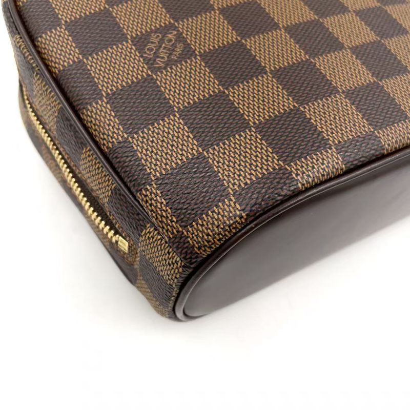Louis Vuitton Sarria Mini Damier Ebene Damier Ebene Leather × PVC Brown Handbag