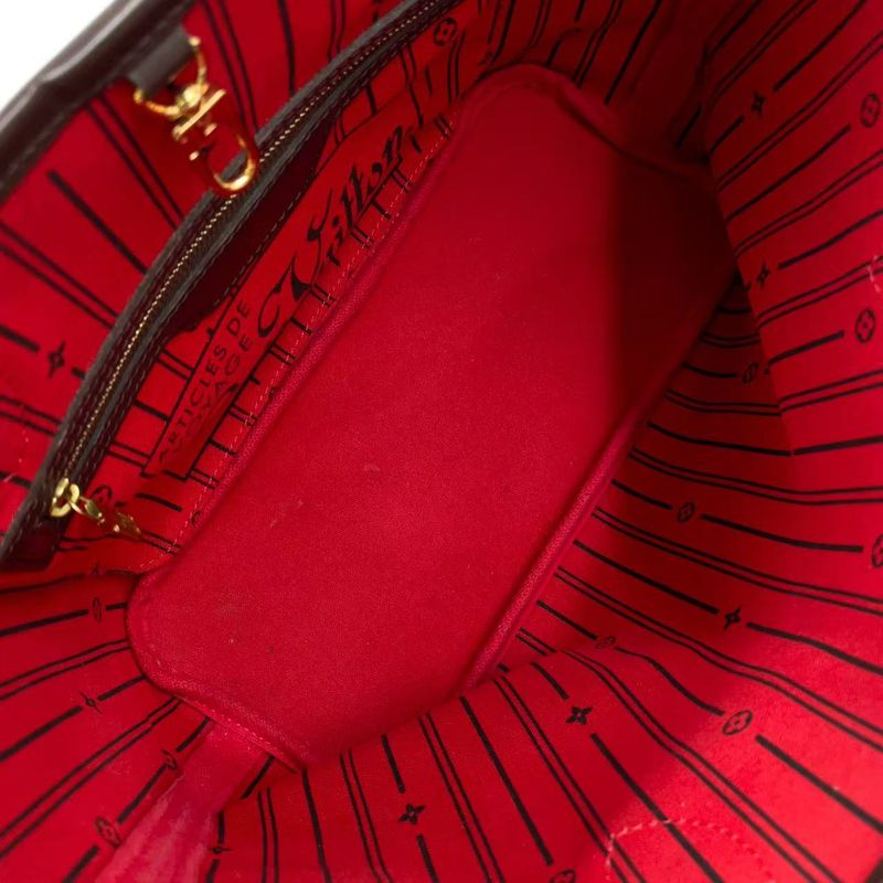 Louis Vuitton Neverfull PM Damier Ebene Damier Ebene Leather × PVC Brown Tote