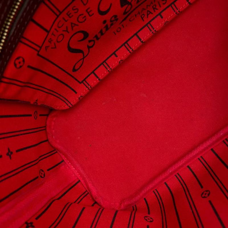 Louis Vuitton Neverfull PM Damier Ebene Damier Ebene Leather × PVC Brown Tote