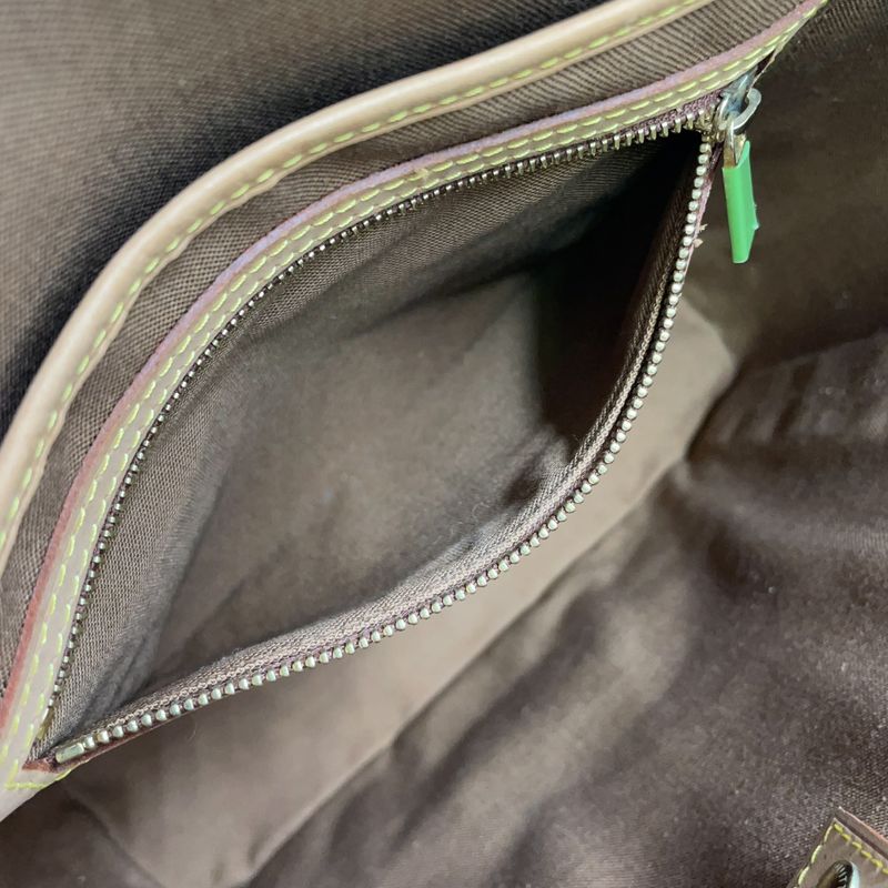 Louis Vuitton Vavin GM Monogram Leather × PVC Brown Tote Bag Gold M51170