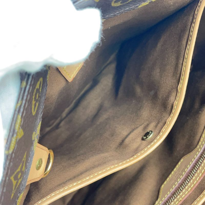 Louis Vuitton Vavin GM Monogram Leather × PVC Brown Tote Bag Gold M51170