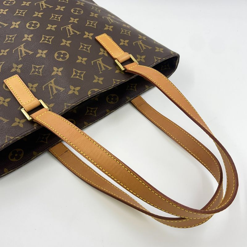 Louis Vuitton Vavin GM Monogram Leather × PVC Brown Tote Bag Gold M51170