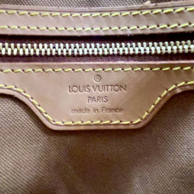 Louis Vuitton Vavin GM Monogram Leather × PVC Brown Tote Bag Gold M51170