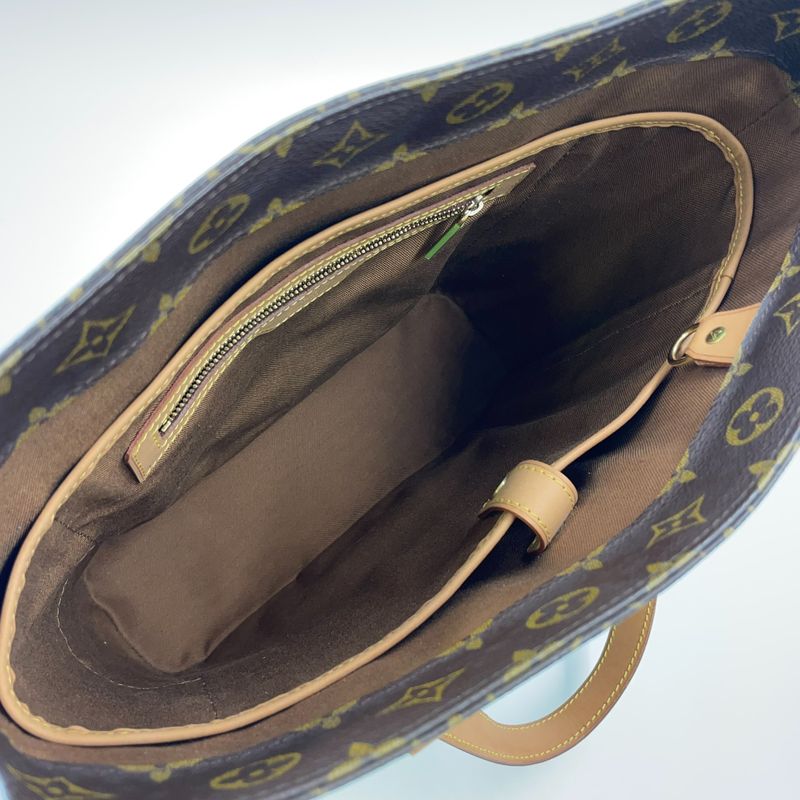 Louis Vuitton Vavin GM Monogram Leather × PVC Brown Tote Bag Gold M51170