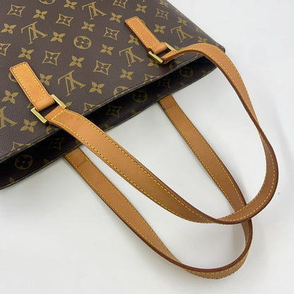 Louis Vuitton Vavin GM Monogram Leather × PVC Brown Tote Bag Gold M51170