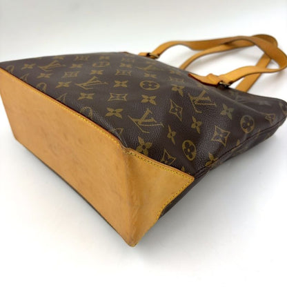 Louis Vuitton Cabas Piano Monogram Leather X PVC Brown Tote Bag Gold M51148