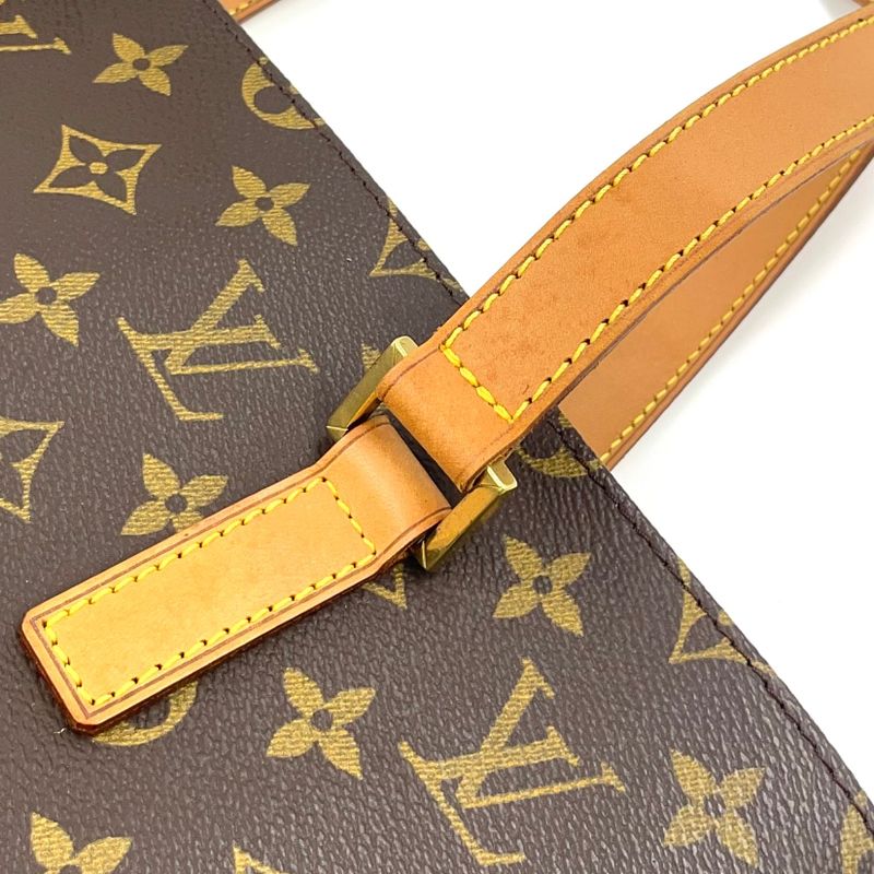 Louis Vuitton Vavin GM Monogram Leather × PVC Brown Tote Bag Gold M51170