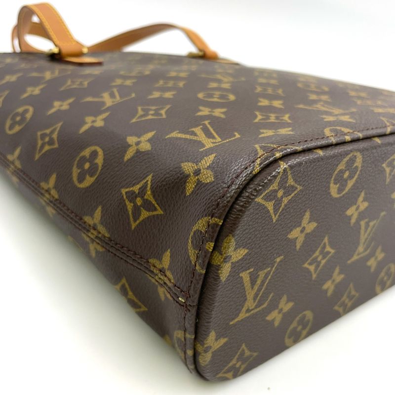 Louis Vuitton Vavin GM Monogram Leather × PVC Brown Tote Bag Gold M51170
