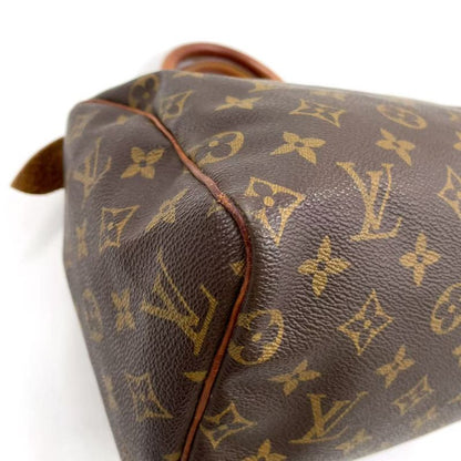 Louis Vuitton Speedy 25 Monogram Leather X PVC Brown Handbag Gold M41528