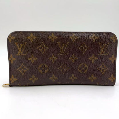 Louis Vuitton Portefeuille Antholite Folding Long Wallet Leopard Monogram PVC