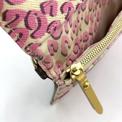 Louis Vuitton Portefeuille Antholite Folding Long Wallet Leopard Monogram PVC