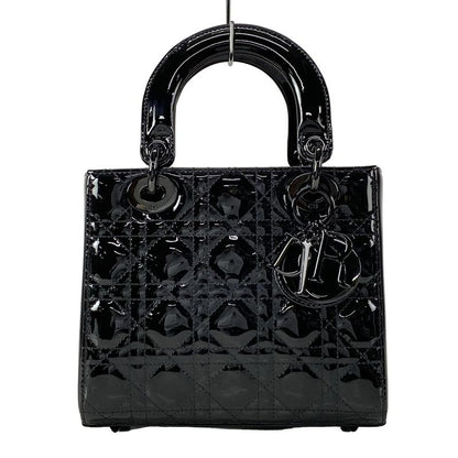 Dior/christian Dior Handbag Lady Dior Ultra Glossy Small M0531nwdd-m900 Black