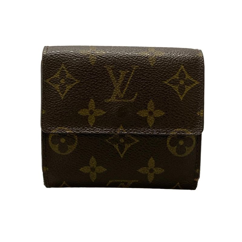Louis Vuitton W Hook Wallet Monogram Porte Monet Bier Carte Cles Di M61652