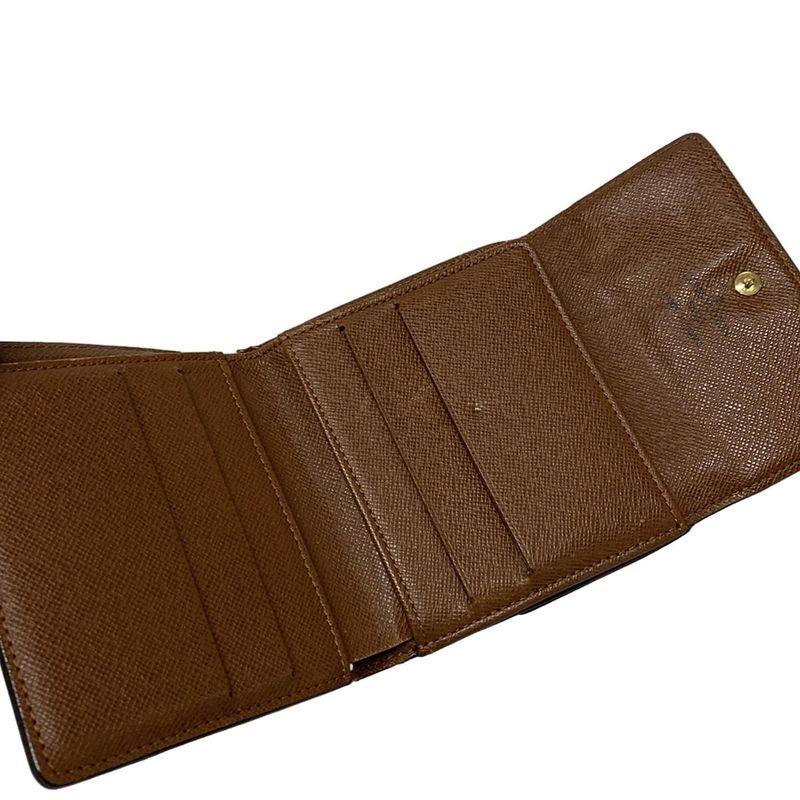 Louis Vuitton W Hook Wallet Monogram Porte Monet Bier Carte Cles Di M61652