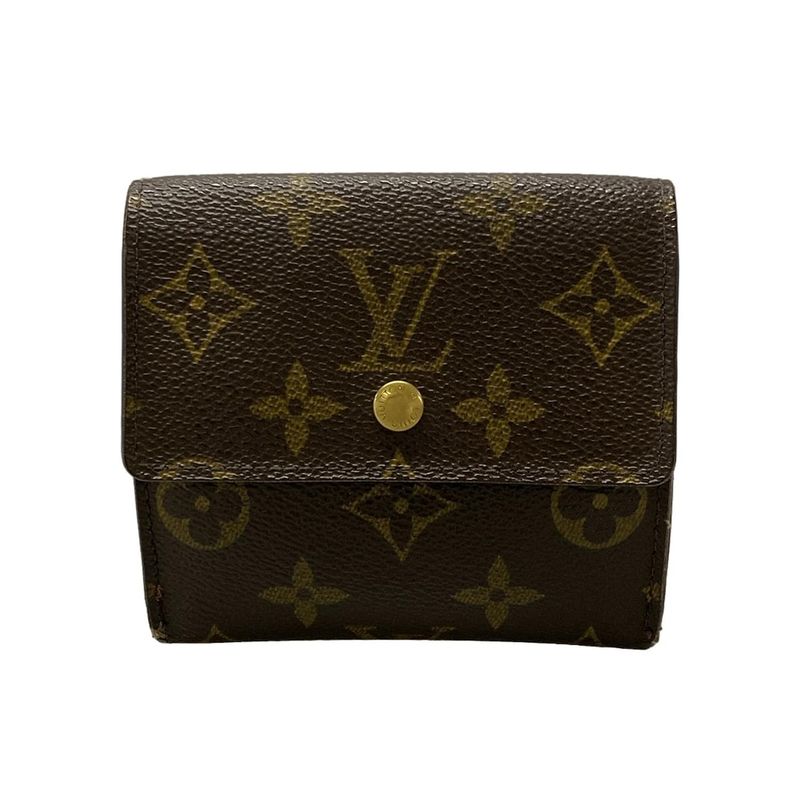 Louis Vuitton W Hook Wallet Monogram Porte Monet Bier Carte Cles Di M61652